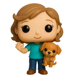 Ilustración de Funko Pop protagonista