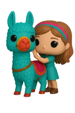 Ilustración de Funko Pop de diseño creativo